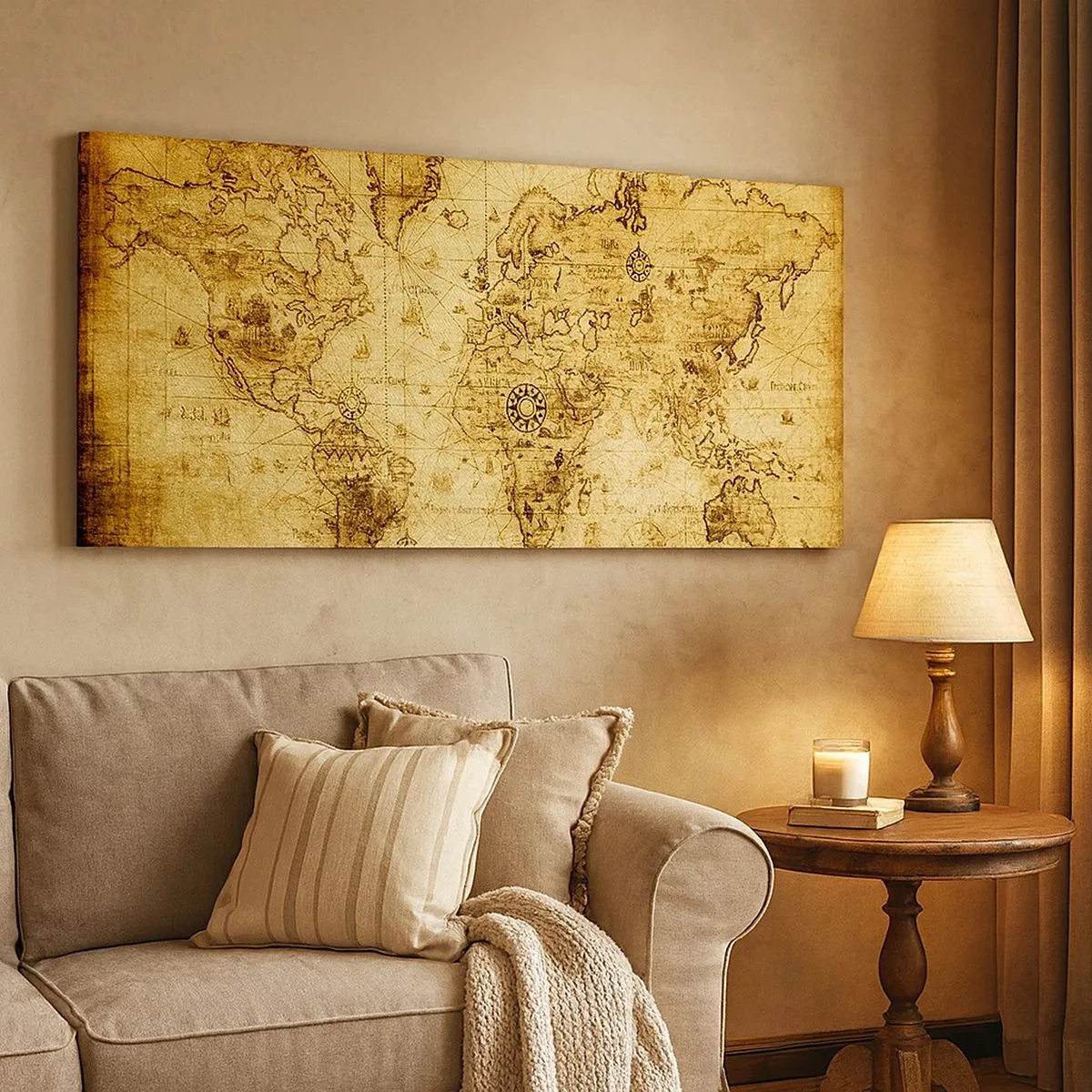 Canvas picture - It Is a Strange World - 100x40 cm