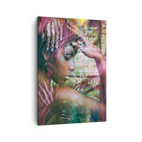 Canvas picture - Mother Nature in the Jungle - 50x70 cm