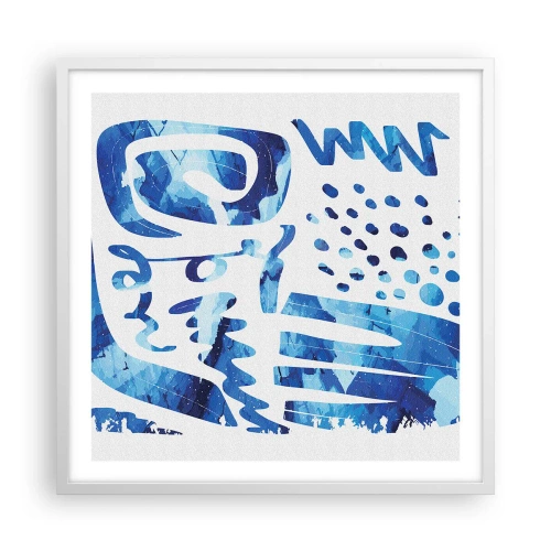 Poster in white frmae - Return to the Roots - 60x60 cm
