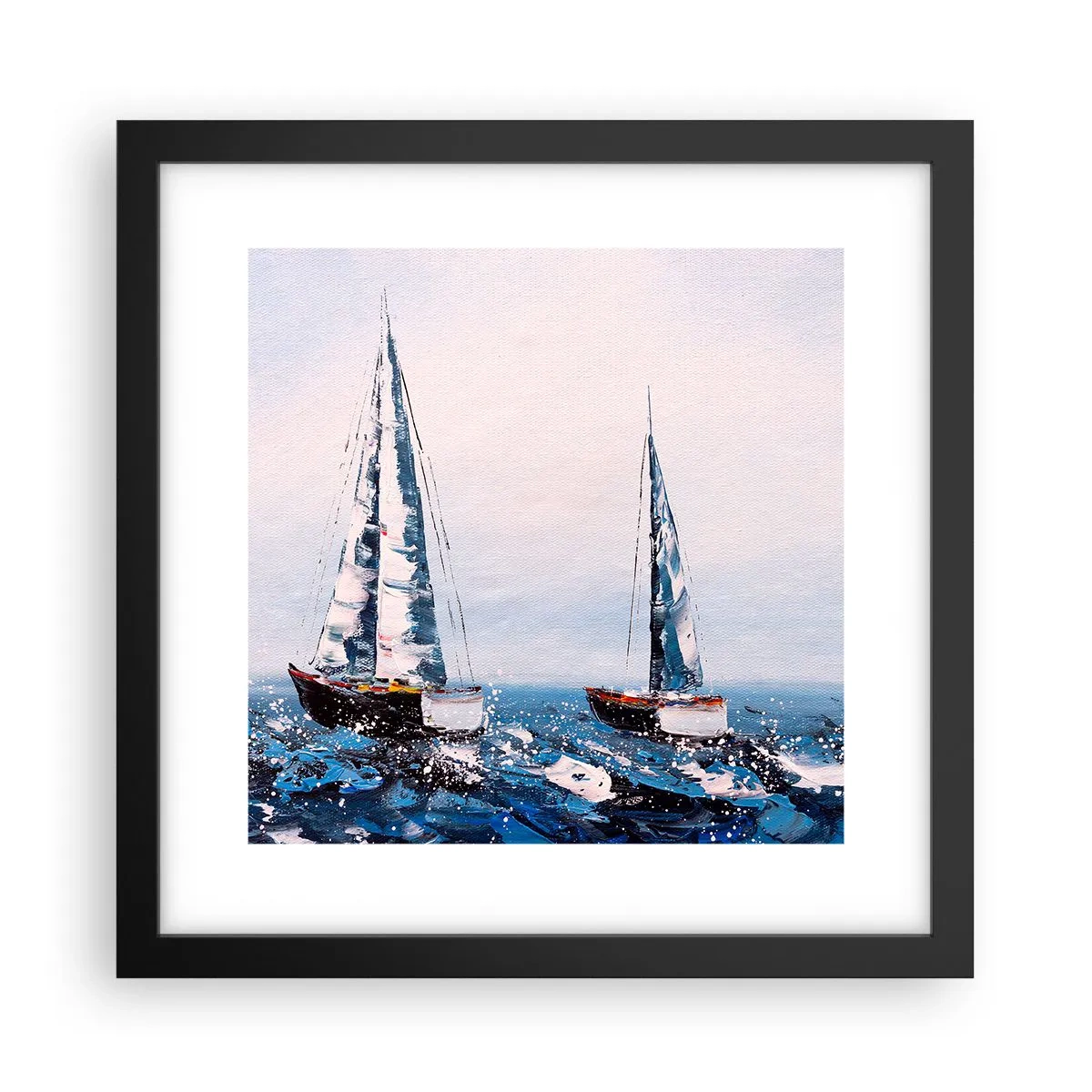 Poster in black frame - Brotherhood of Wind - 30x30 cm