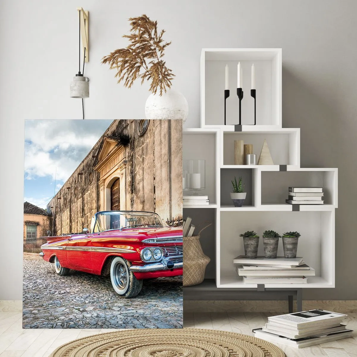 Glass picture - Cuban Style - 80x120 cm