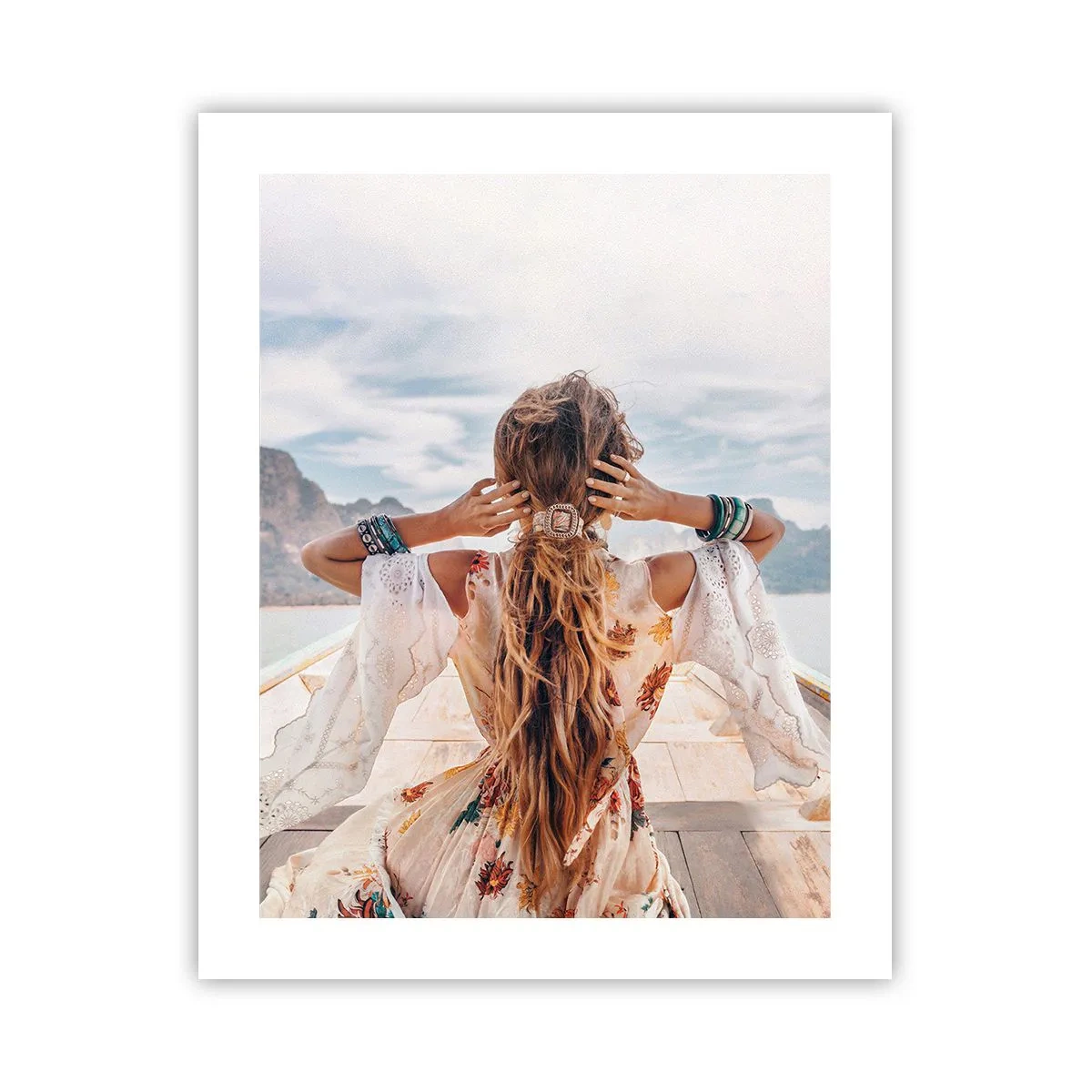 Poster - On the Way to Happiness - 40x50 cm