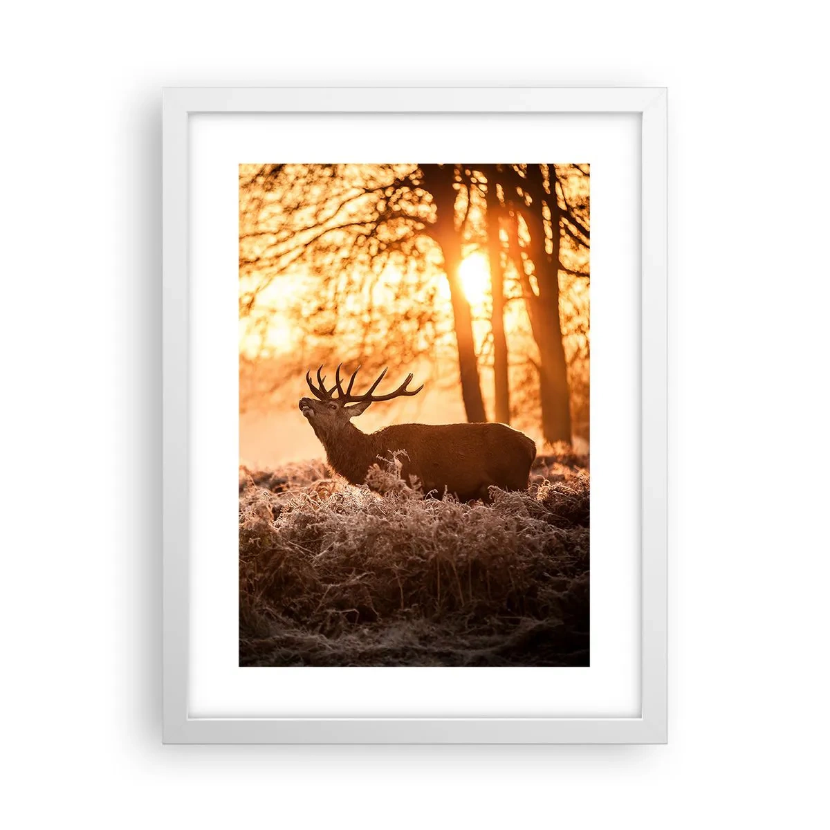Poster in white frmae - Hunter's Dream - 30x40 cm