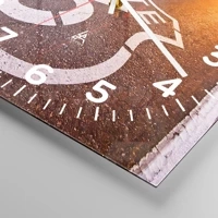 Clock face with numbers