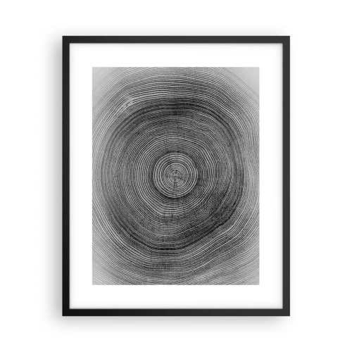 Poster in black frame - Sign of the Time - 40x50 cm