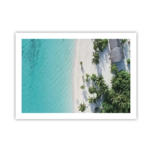 Poster - Holidays in Paradise - 70x50 cm