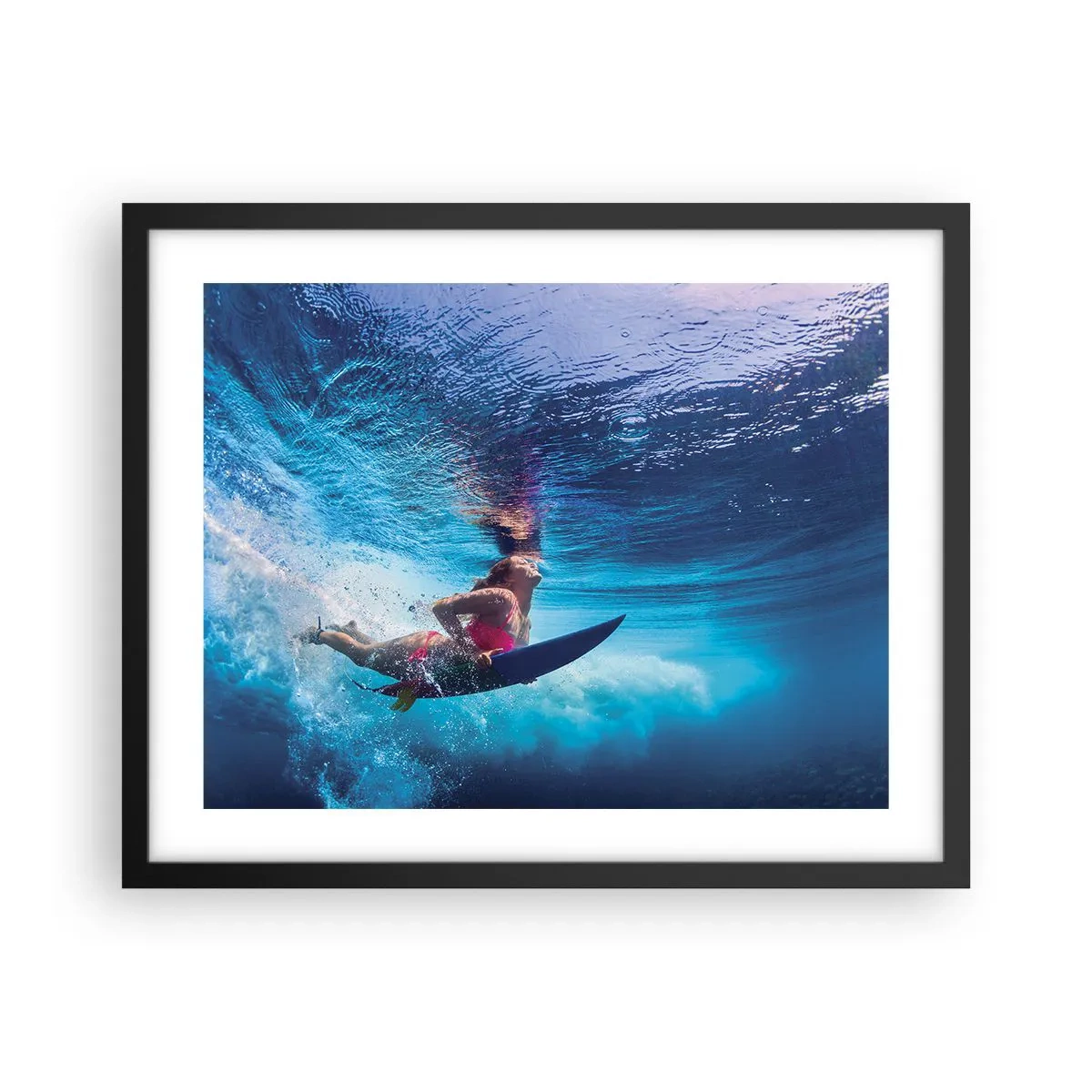 Poster in black frame - Depth of Joy - 50x40 cm