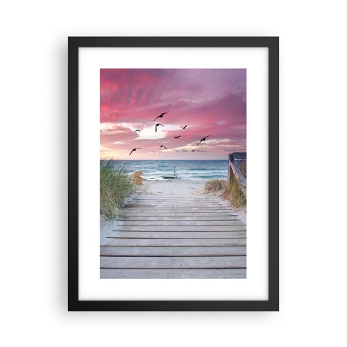 Poster in black frame - Baltic Impression - 30x40 cm