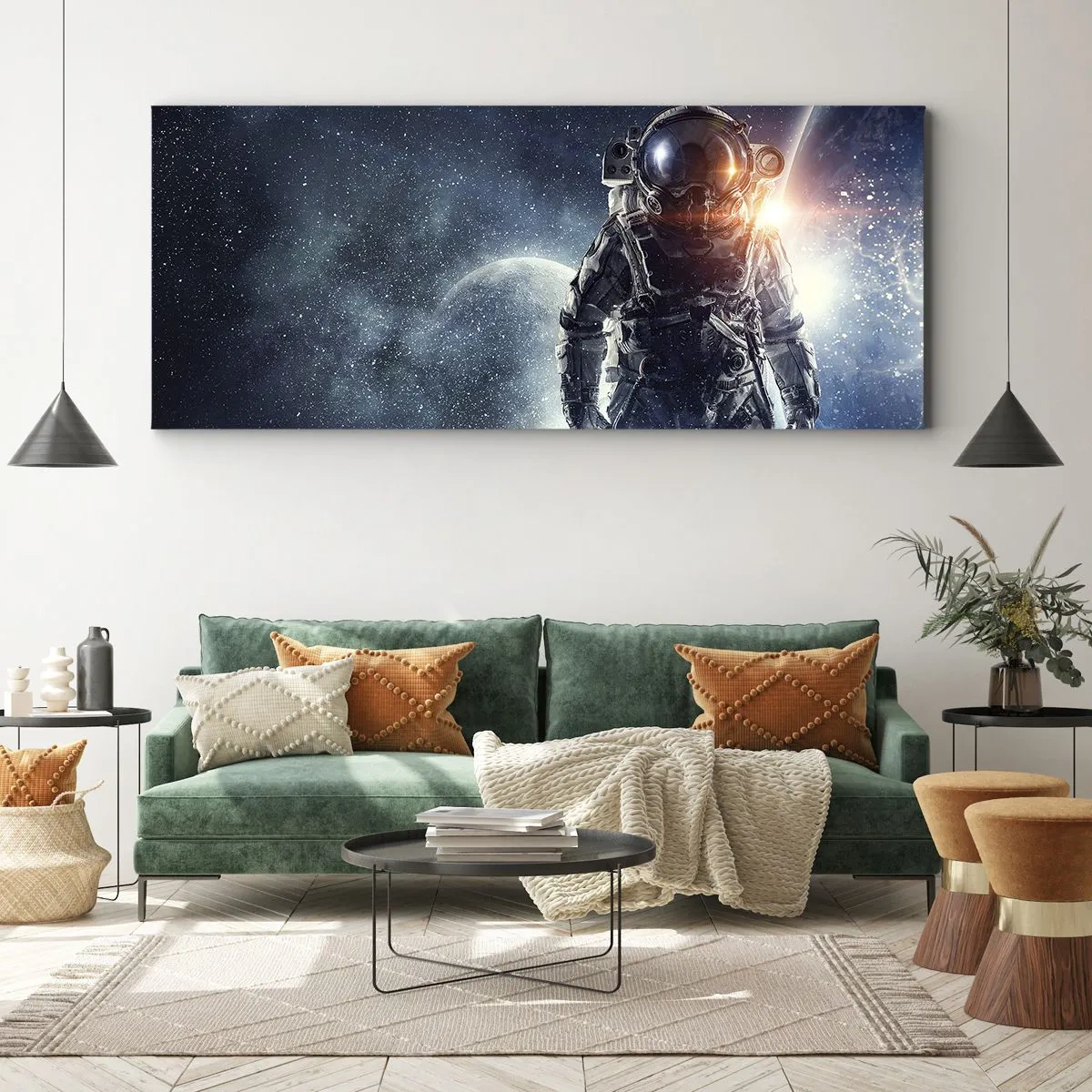 Canvas picture - Space Adventure - 120x50 cm