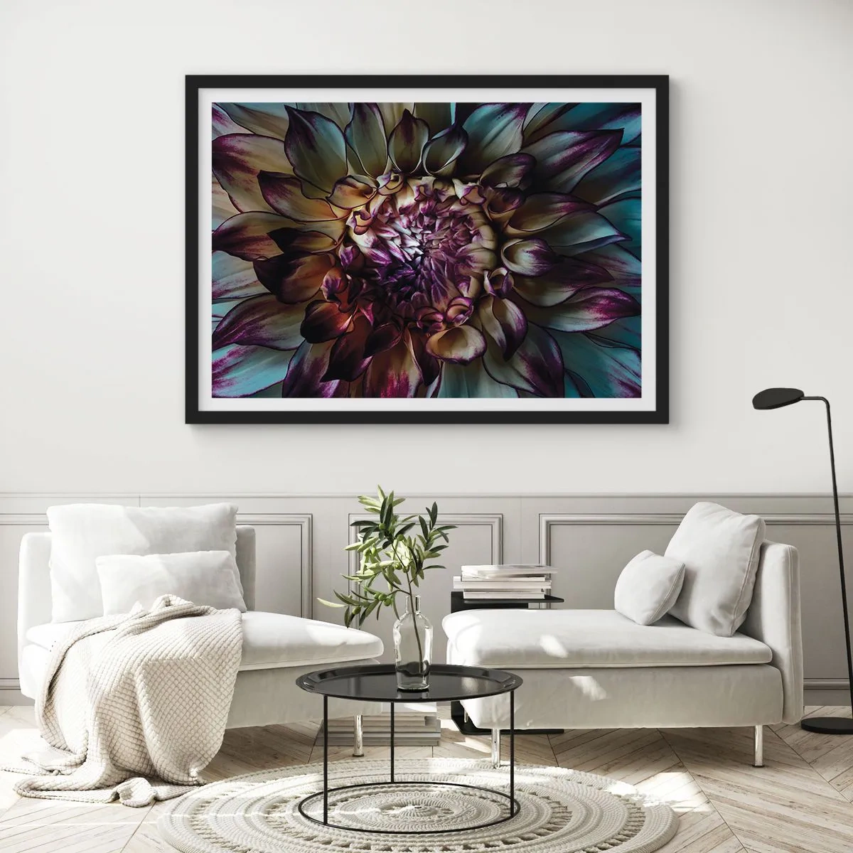 Poster in black frame - The Blossoming of Youth - 100x70 cm