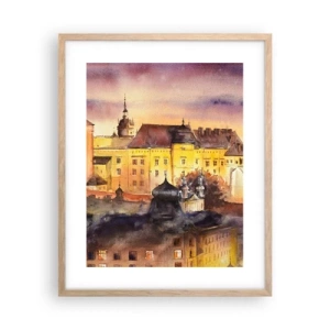 Poster in light oak frame - History and Fairytale - 40x50 cm