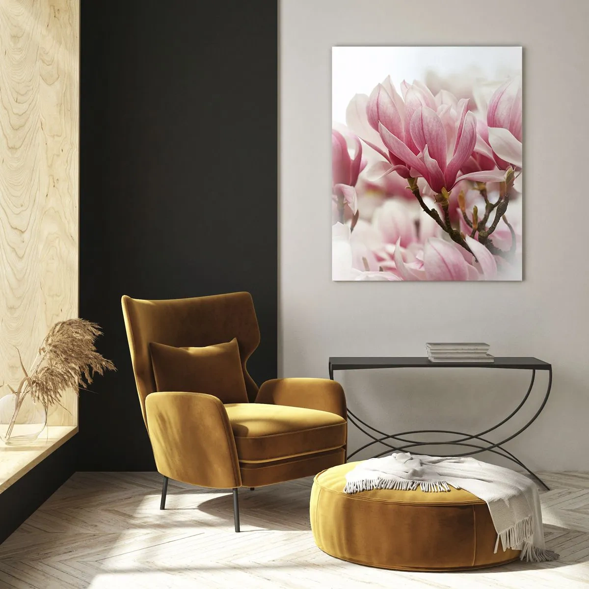 Glass picture - Spring Flowers - 70x100 cm