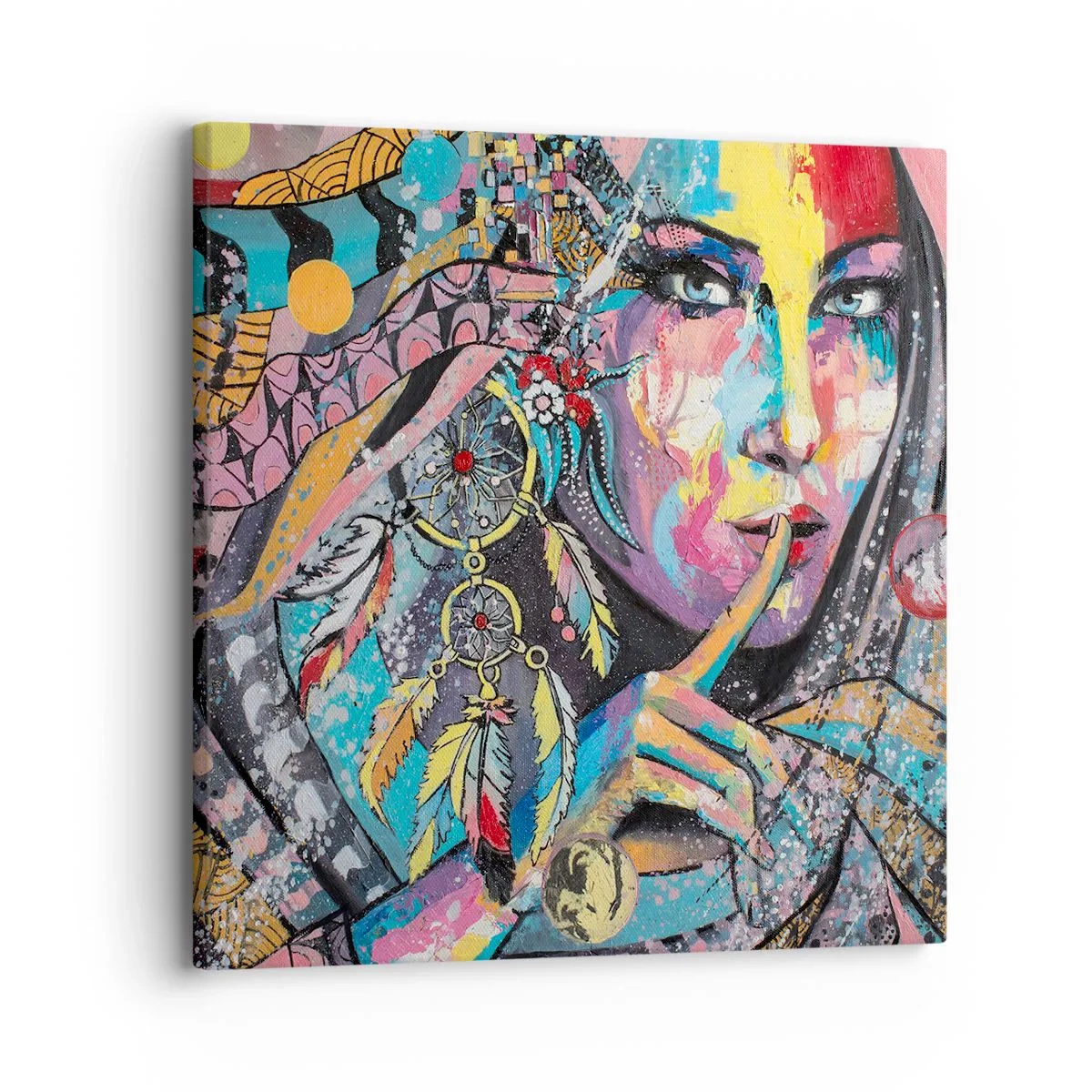 Canvas picture - Don't Talk Until You Understand - 30x30 cm