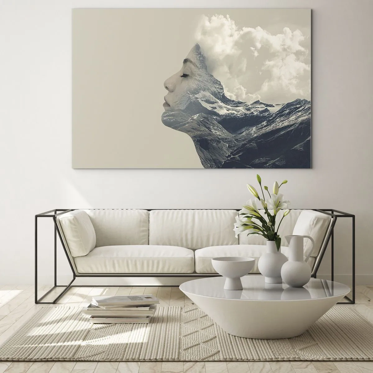 Glass picture - Beauty of Elements - 120x80 cm