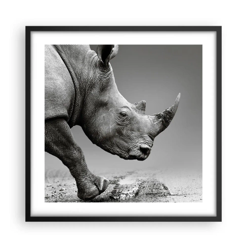 Poster in black frame - Uncontrolled Power - 50x50 cm
