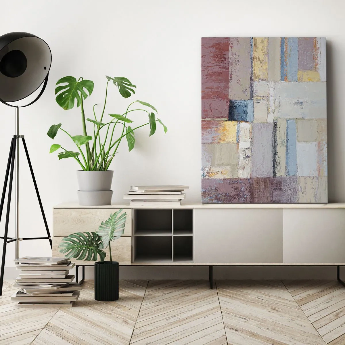 Canvas picture - Calm of Geometry - 55x100 cm