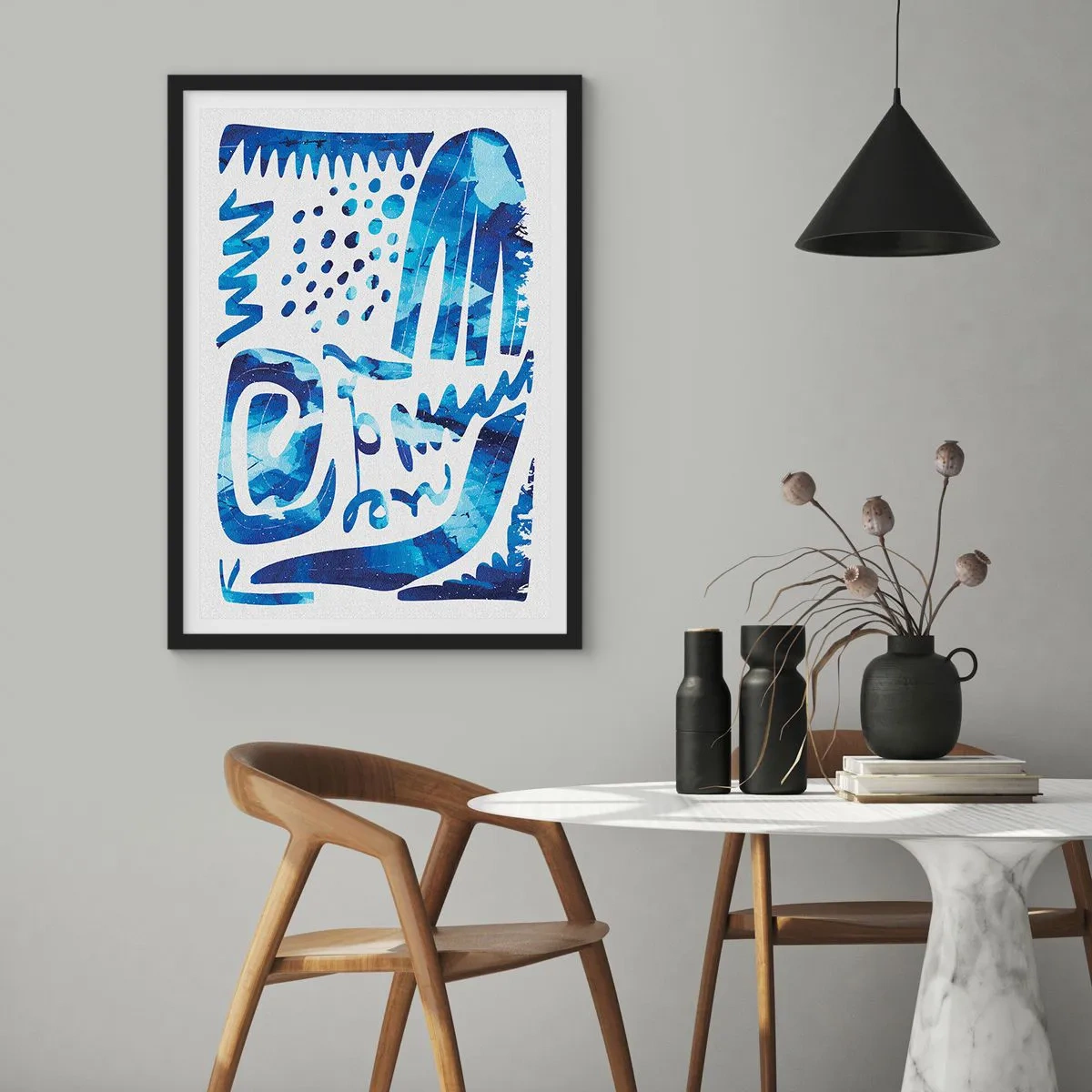 Poster in black frame - Return to the Roots - 40x50 cm