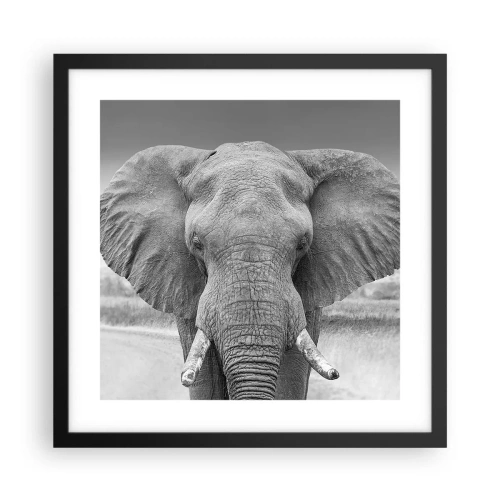 Poster in black frame - Welcome to My World - 40x40 cm