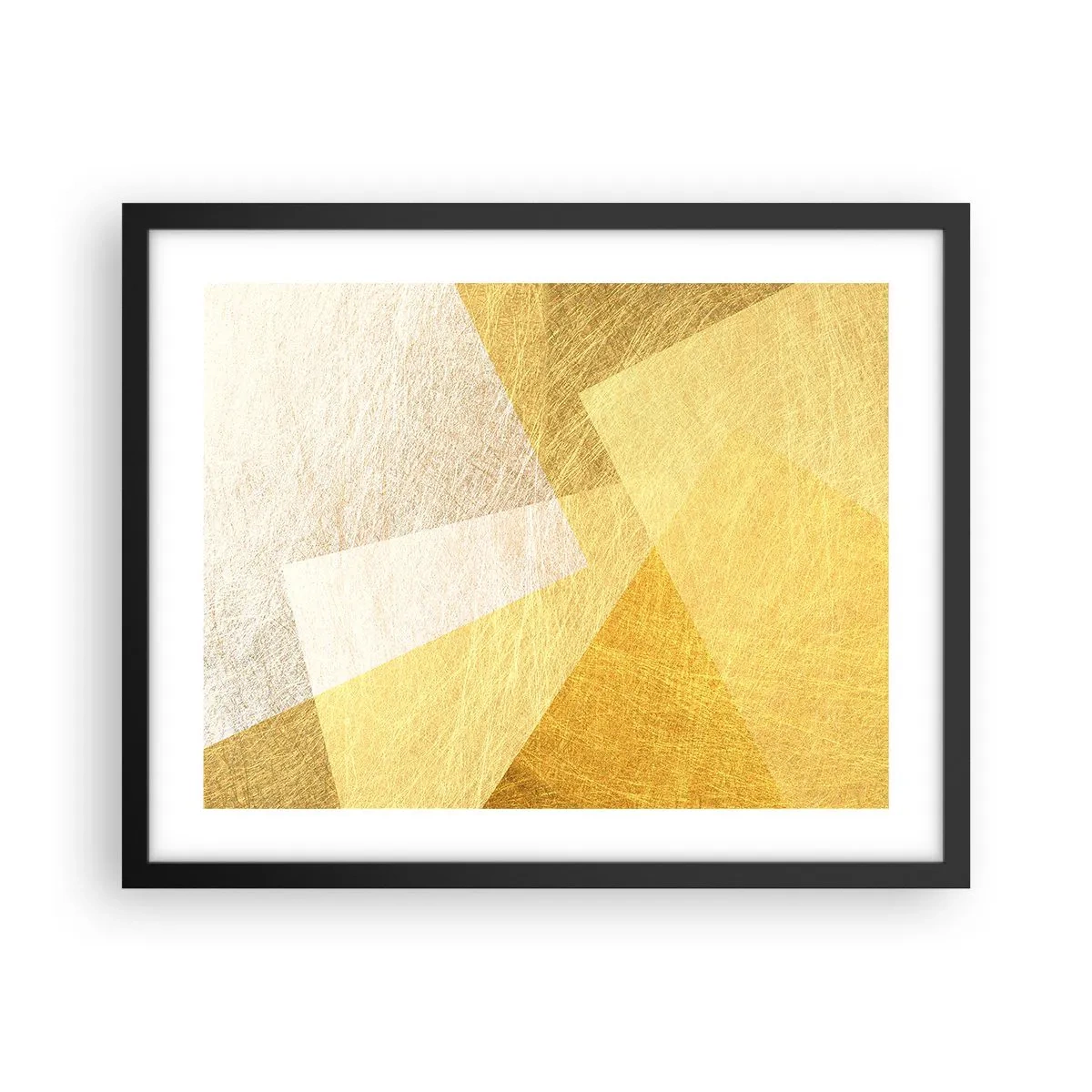 Poster in black frame - Weather of Geometry - 50x40 cm