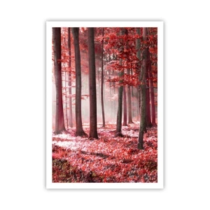 Poster - Red Equally Beautiful - 70x100 cm