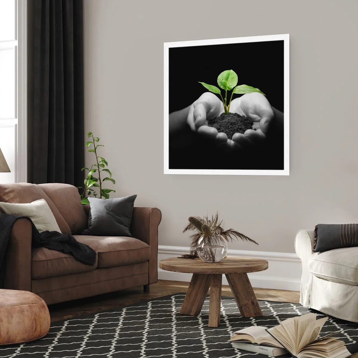Poster - I Love Nature, I Protect It - 60x60 cm
