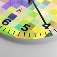 Clock face with numbers