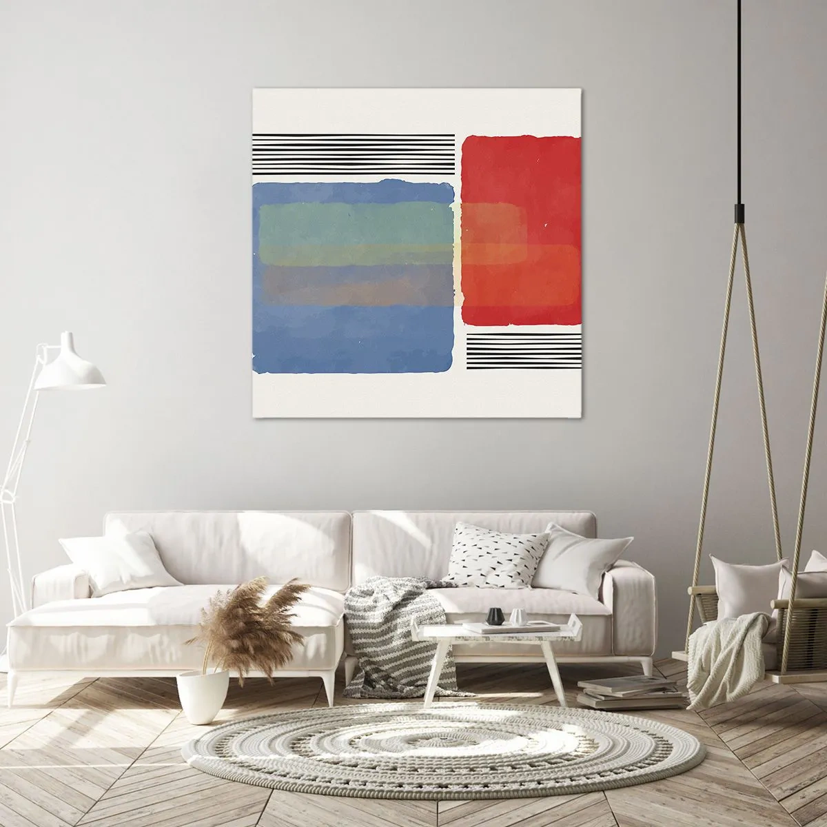 Canvas picture - Spirit and Letter of Geometry - 60x60 cm