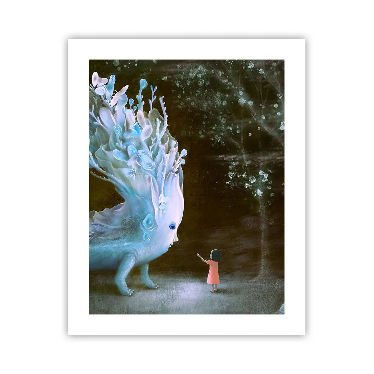 Poster - Fantastic Encounter - 40x50 cm