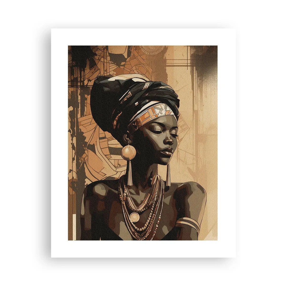 Poster - African Majesty - 40x50 cm