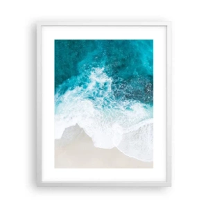 Poster in white frmae - Natural Caress - 40x50 cm