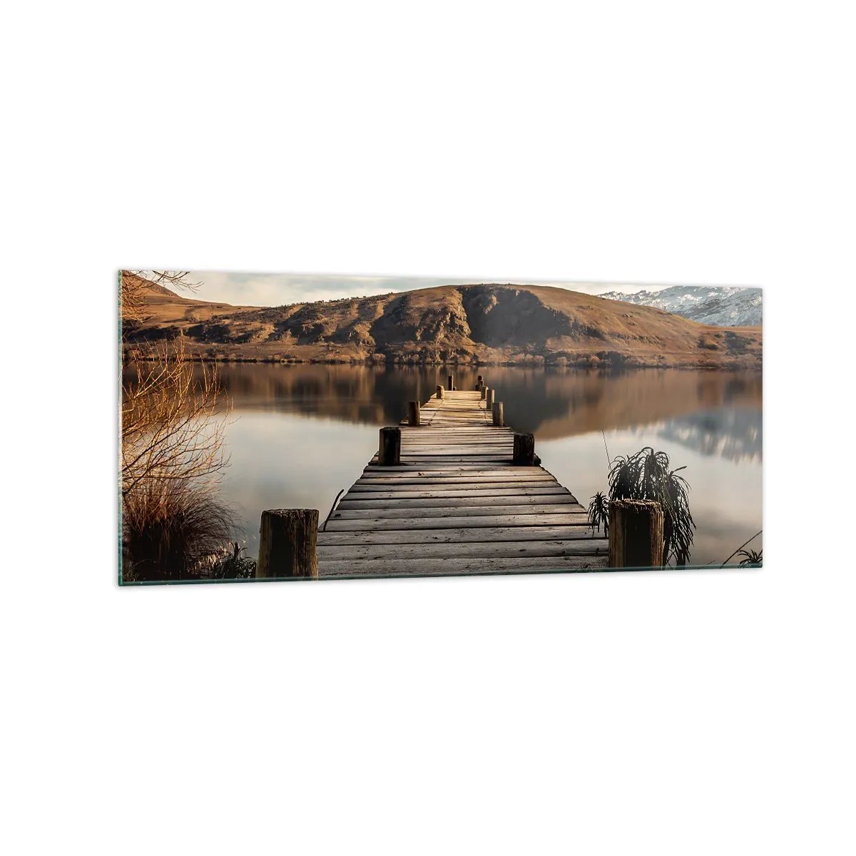Glass picture - Landscape in Silence - 120x50 cm