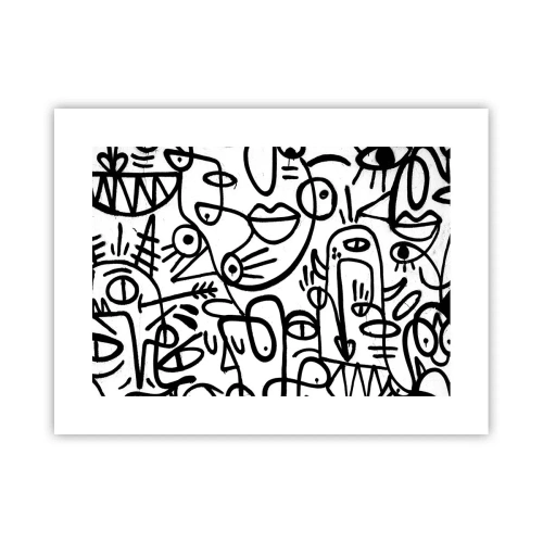 Poster - Faces and Mirages - 40x30 cm