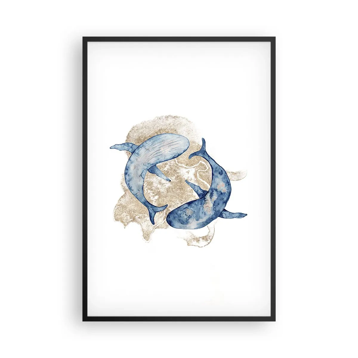 Poster in black frame - Frendship or Love? - 61x91 cm