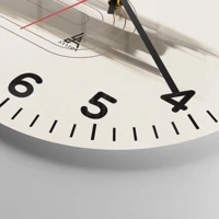 Clock face with numbers