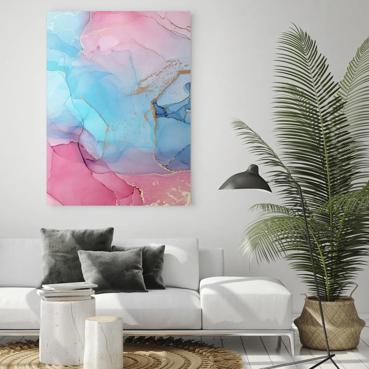 Glass picture - Encounter and Permeation - 80x120 cm