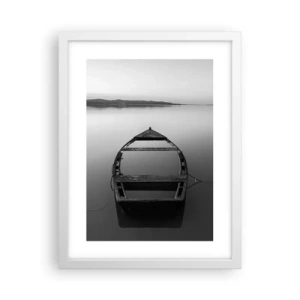 Poster in white frmae - Longing and Melancholy - 30x40 cm