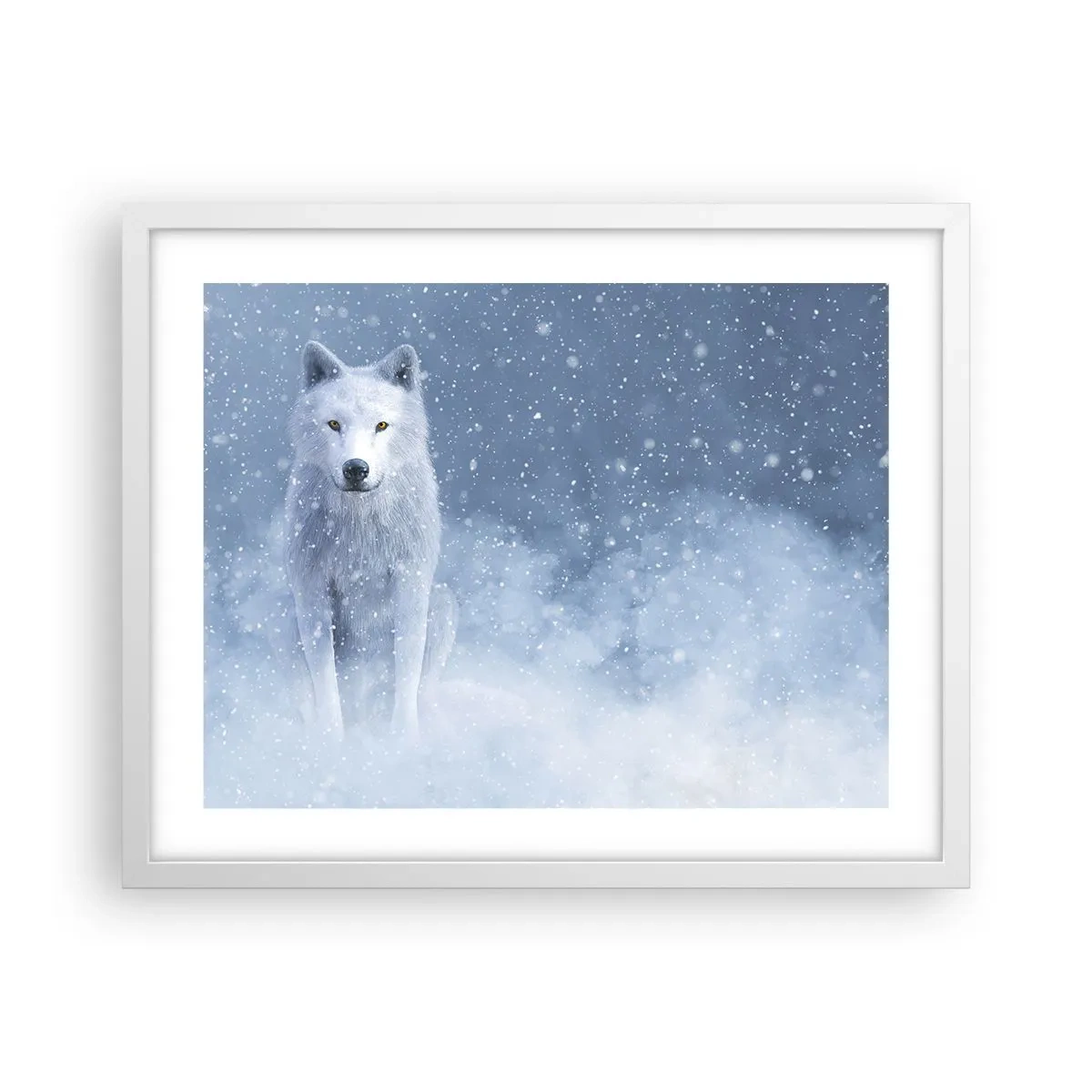 Poster in white frmae - In Winter Spirit - 50x40 cm