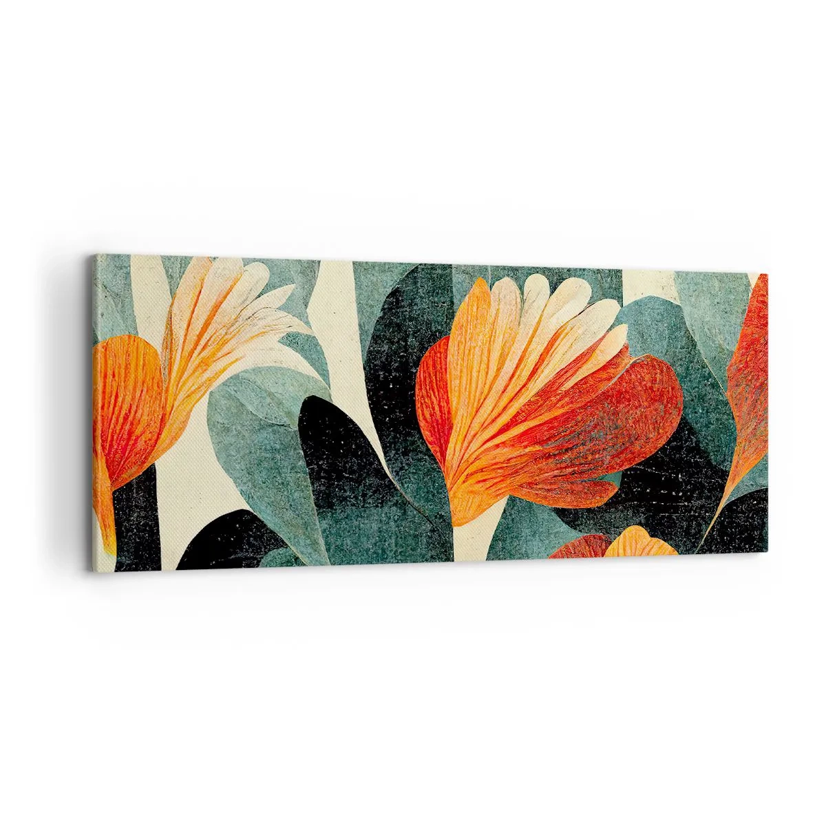 Canvas picture - Heat of the Tropics, Coolness of the Ground - 100x40 cm