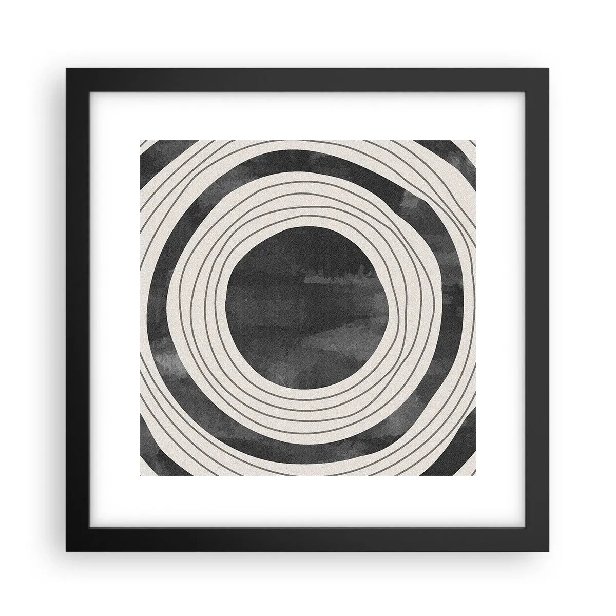 Poster in black frame - Heart of the Matter - 30x30 cm