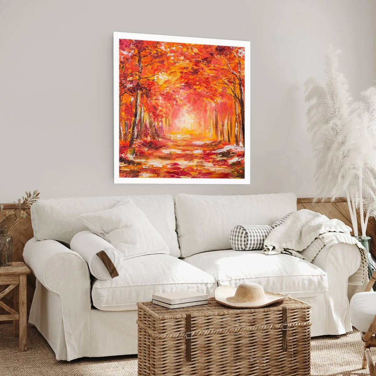 Poster - Copper Forest - 40x40 cm