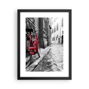 Poster in black frame - Real Beauty Does Not Age - 30x40 cm