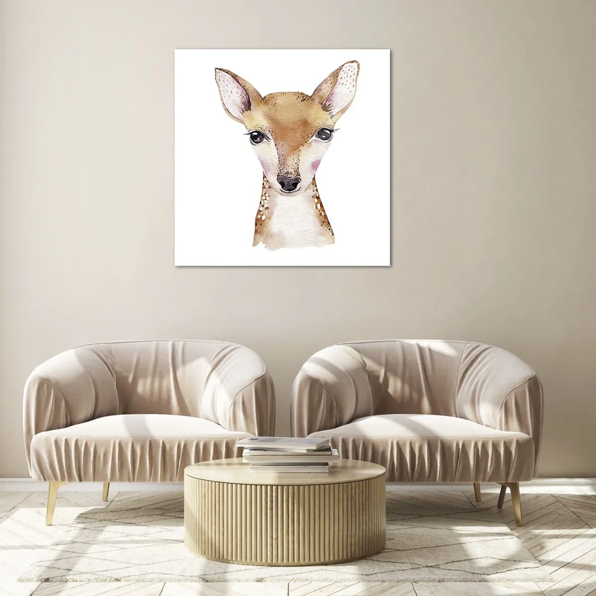 Glass picture - Nature of Innocence - 30x30 cm