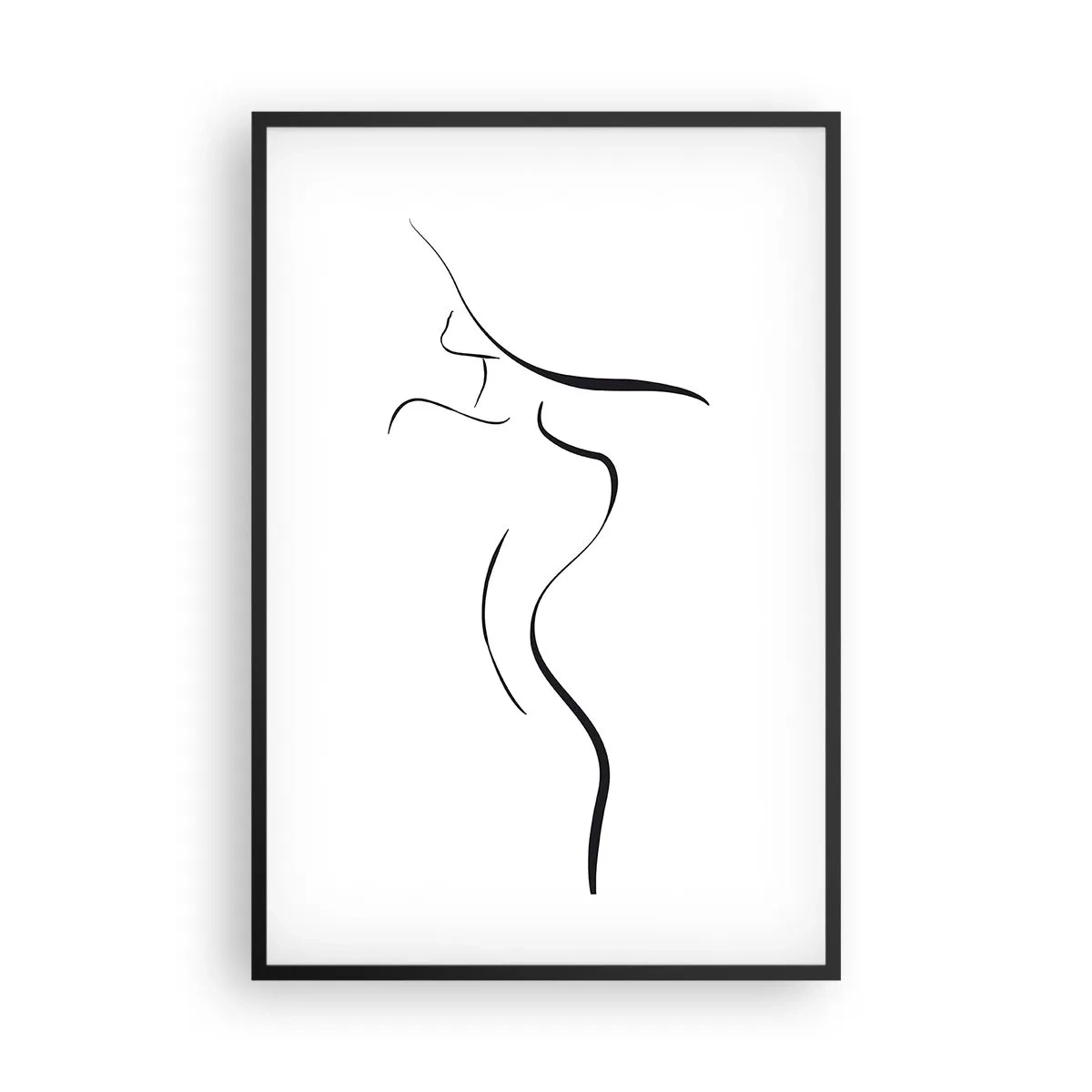 Poster in black frame - Elusive Like a Wave - 61x91 cm