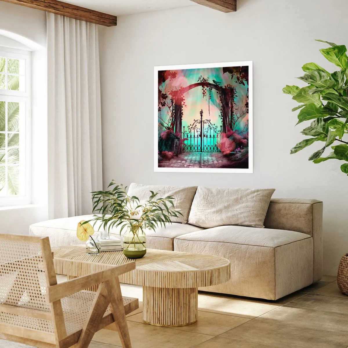 Poster - Secret Garden - 60x60 cm