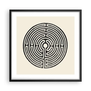 Poster in black frame - Mysterious Order - 50x50 cm