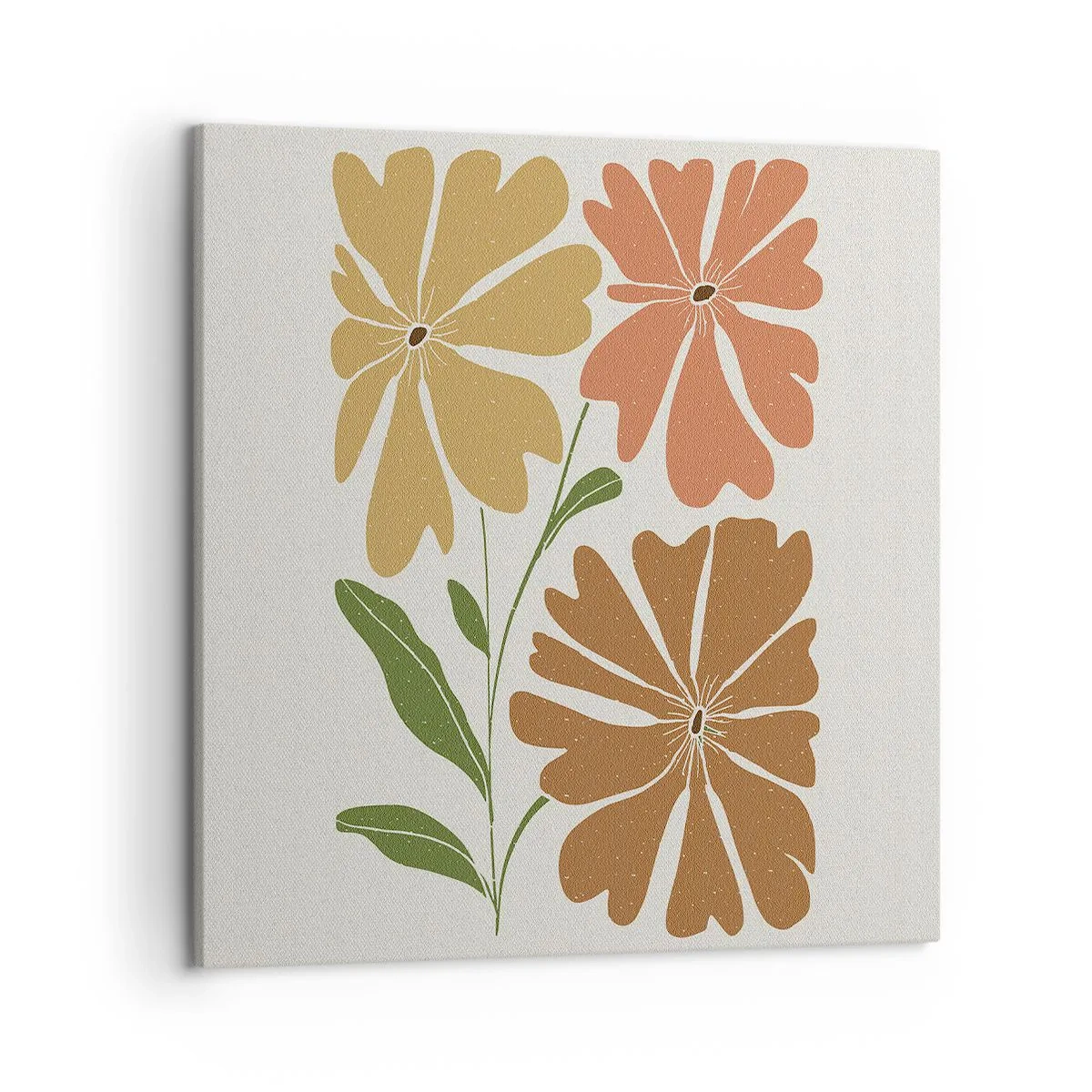 Canvas picture - Nature and Geometry - 50x50 cm