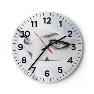 Wall clock - Clock on glass - Straight from 1001 Nights - 40x40 cm