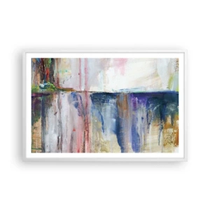 Poster in white frmae - Colourful Impressions an Associations - 91x61 cm