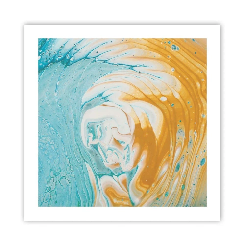 Poster - Pastel Swirl - 50x50 cm