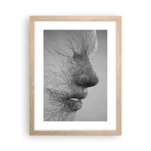 Poster in light oak frame - Spirit of the Wind - 30x40 cm